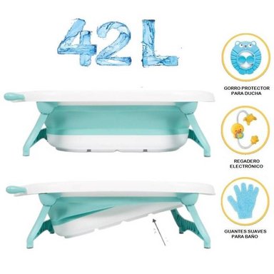 BAÑERA CONTROL DE TEMPERATURA REGADERO ELECTRÓNICO 42L AZUL - 2