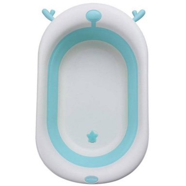 TINA BAÑO AZUL PLEGABLE