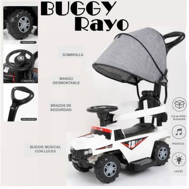 COREPASILLOS BUGGY PARA NIÑOS MONKEY BLANCO