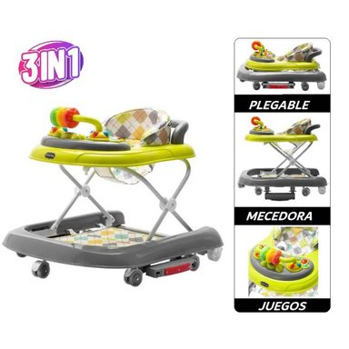 ANDADOR BABY HAPPY GUIADOR Y MECEDOR 'PICARON' 3 EN 1