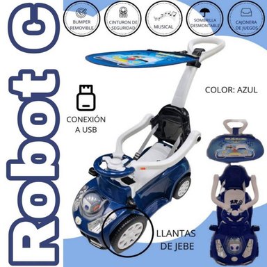COREPASILLOS BOGGI CARRITO ROBOT CON GUIADOR BLUETOOTH MUSICAL