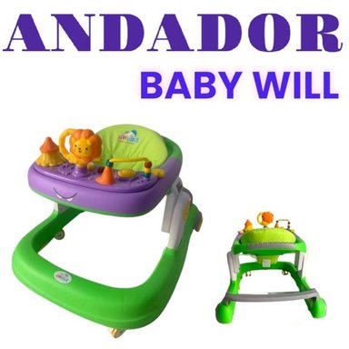 ANDADOR CAMINADOR WILL CON DISEÑOS PARA BEBÉ VERDE