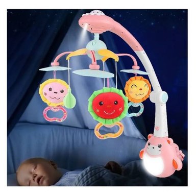 MOVIL MUSICAL IDEAL PARA DORMIR ROSADO