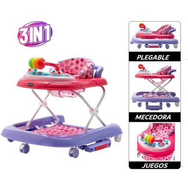 ANDADOR BABY HAPPY GUIADOR Y MECEDOR 'PICARON' 3 EN 1