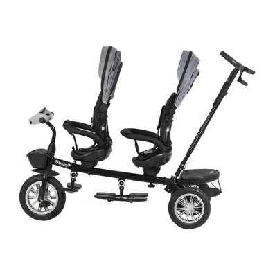 TRICICLO EBABY MELLICERO LAZZO DUO EB302 GRIS - 2