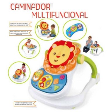 ANDADOR CAMINADOR 2 EN 1 CON MESA DE JUEGOS