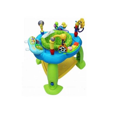 SILLA BEBÉ SILLA DE BEBÉ CON SONAJEROS Y TECLADO ELECTRÓNICO VERDE