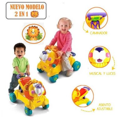 CORREPASILLOS IDEAL CAMINADOR MUSICAL LEÓN 2 EN 1