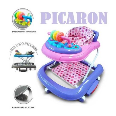 ANDADOR BABY HAPPY MECEDORA PICARÓN MORADO