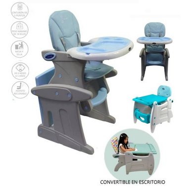 SILLA COMER BABY KITS MAGIC AZUL SILLA ESCRITORIO