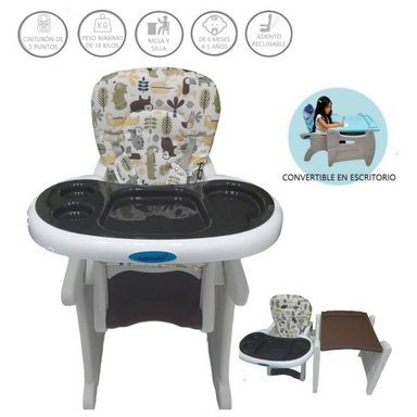 SILLA COMER 2 EN 1 NEGRO CONVERTIBLE A ESCRITORIO