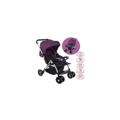 COCHE PASEO COCHEKUPER MULTICOLOR EBABY KUPER EB1143-1 CON BANDEJA