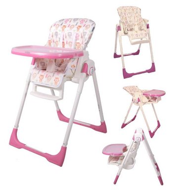 SILLA COMER EBABY NELLY ROSADO PEGABLE