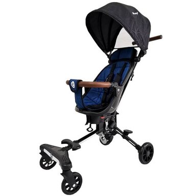 COCHE PLEGABLE SUPERLIGERO EBABY 2031 AZUL BEBE