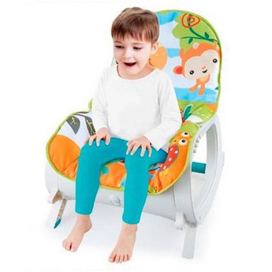 SILLA MECEDORA BABY WORLD CEBRITA 2 EN 1 MUSICAL VIBRATORIO CEBRITA - 3