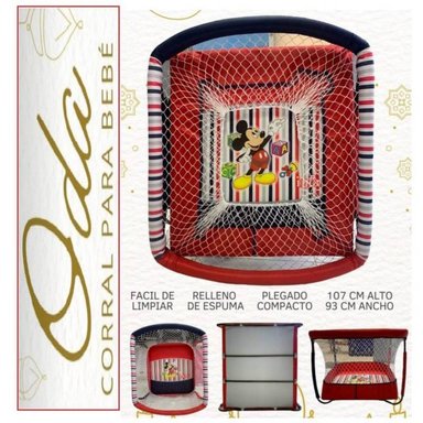 CUNA CORRAL ODA ALUMINIO MULTICOLOR PLASTIFICADA