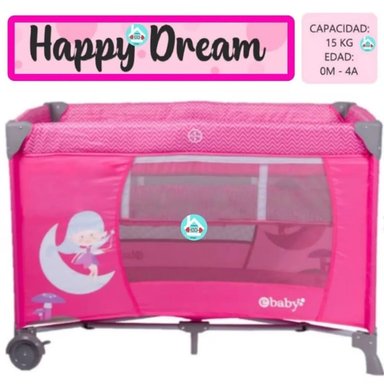 CORRAL CUNA EBABY HAPPY DREAM MULTICOLOR