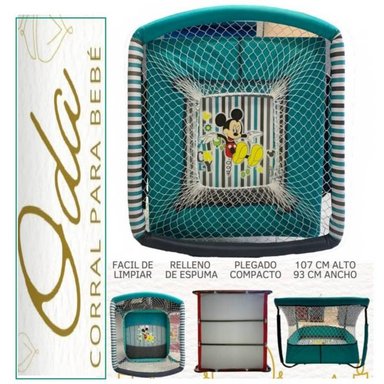 CUNA CORRAL ODAVERDE ALUMINIO MULTICOLOR PLASTIFICADA