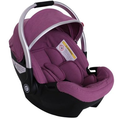 PORTABEBÉ DE LUJO EBABY DELUXE MORADO