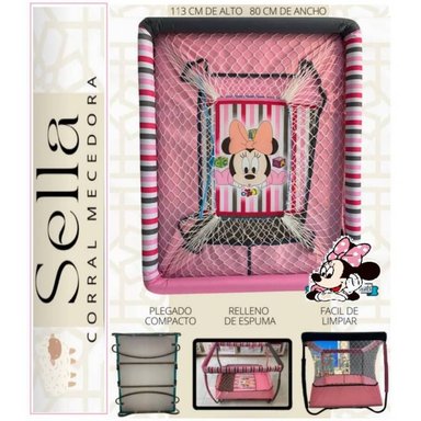 CUNA CORRAL SELLA ALUMINIO MULTICOLOR CORRAL PLEGABLE PLASTIFICADO