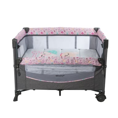 CUNA CORRAL COLECHO EBABY NALA MULTICOLOR Y COLCHÓN - 4