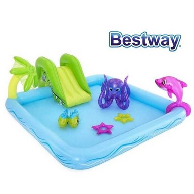 PISCINA BESTWAY ACUARIO INFLABLE 239 X 206 X 86 CM
