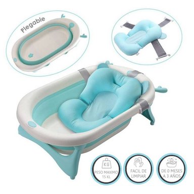 TINA BAÑO AZULTINA AZUL PLEGABLE