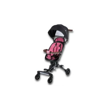 COCHE CUNA EBABY 2031 ROSADO PLEGABLE SUPERLIGERO BEBE