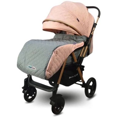 COCHE CUNA BABY KITS EUROPA ROSADO DE LUJO