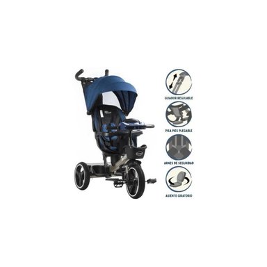 TRICICLO PARA NIÑOS USB VENICE AZUL