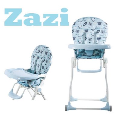 SILLA COMER EBABY ZAZI CELESTE
