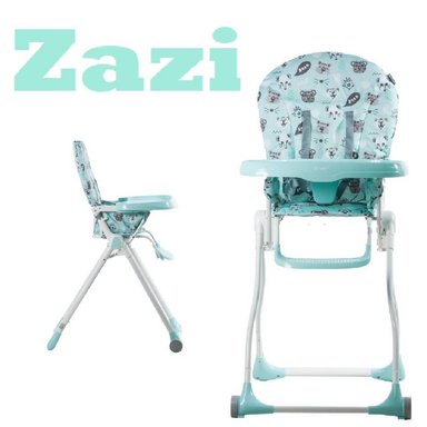 SILLA COMER EBABY ZAZI VERDE