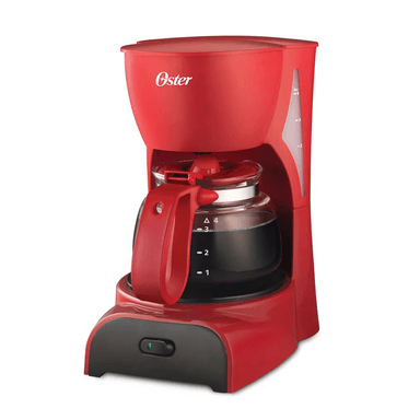 CAFETERA OSTER BVSTDCDR5R DE 4 TAZAS - ROJO