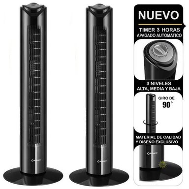 VENTILADOR IMACO TF2905-2 TORRE PACK 2 3 VELOCIDADES SILENCIOSO TF2905