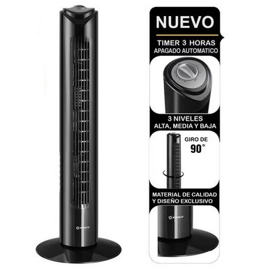 VENTILADOR IMACO TF2905 TORRE 3 VELOCIDADES SILENCIOSO