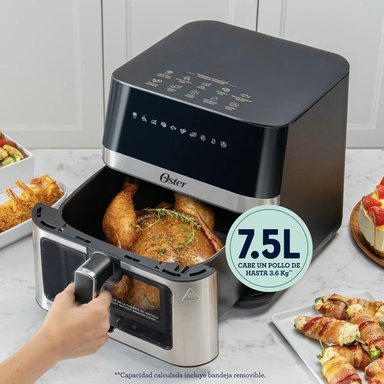 FREIDORA DE AIRE OSTER 7.5L DIGITAL CON 10 PROGRAMAS CKSTAF75WDSSDF - 3