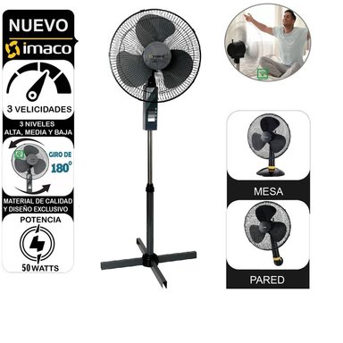 VENTILADOR IMACO 3 EN 1 FSM1650 NEGRO