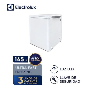 CONGELADORA ELECTROLUX 145 LTS EFC15A2HPWB BLANCO