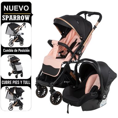 EBABY COCHE MALETA SPARROW CON PORTA BEBE RS