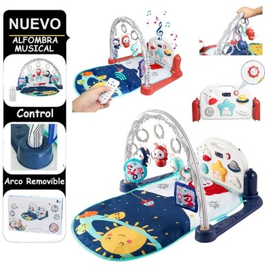 GIMNASIO PARA BEBE CON PIANO MUSICAL 4 EN 1