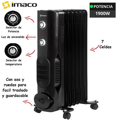 TERMO RADIADOR IMACO OFR7NK DE 7 CELDAS