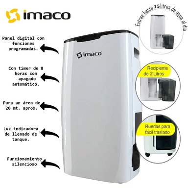 DESHUMEDECEDOR DIGITAL IMACO DHE15