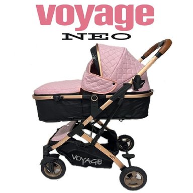 COCHE MOISES NEO VOYAGE ASIENTO RECLINABLE-ROSADO