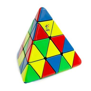 ROMPECABEZAS YUXIN PUZZLE PIRÁMIDE 4X4 LITTLE MAGIC PYRAMINX - 4