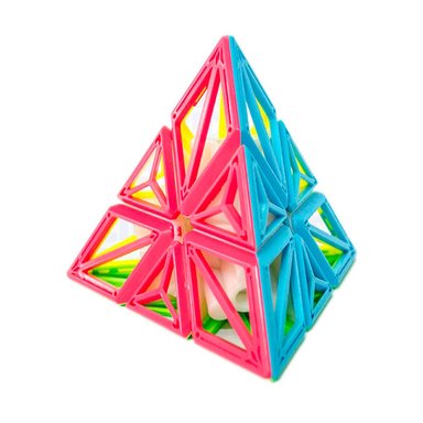 ROMPECABEZAS PUZZLE PIRÁMIDE QIYI DNA PYRAMINX - 1