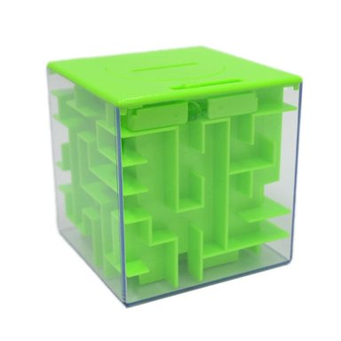 Rompecabezas PUZZLE LABERINTO ALCANCIA VERDE - 1