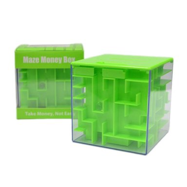 Rompecabezas PUZZLE LABERINTO ALCANCIA VERDE - 2