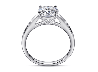 ANILLO DE COMPROMISO DE PLATA MACIZA 925 MODELO 362B - 2