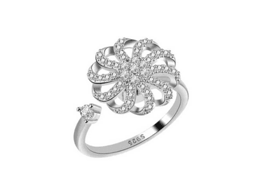 ANILLO MODELO CORONA REDIMENSIONABLE Y GIRATORIO - 3