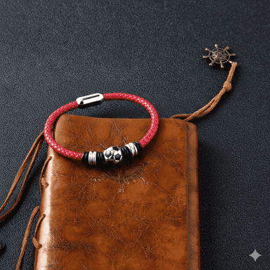 PULSERA DE CUERO VACUNO PARA HOMBRE MODELO SOCCER BALL - 3